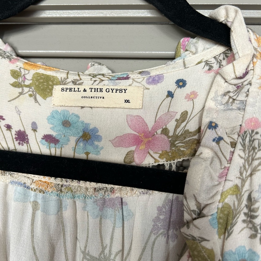 Spell Multicolor Floral Midi Dress - Picture 2 of 3